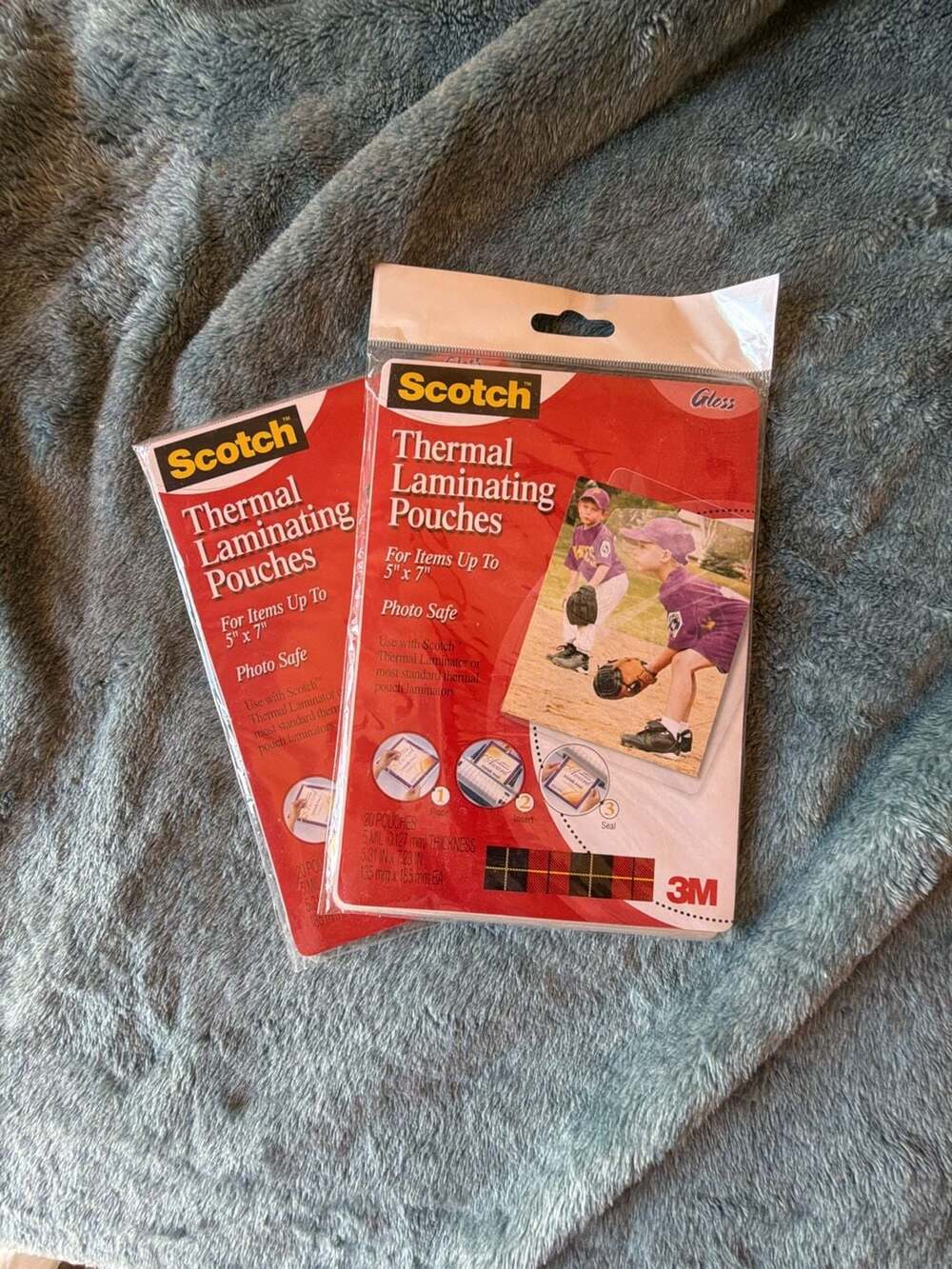 Scotch Thermal Laminating Pouches 5x7 5 Mil TP5903-20 20-Pack (2pk)